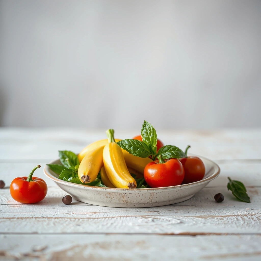 Frische Lebensmittel für gesunde Ernährung